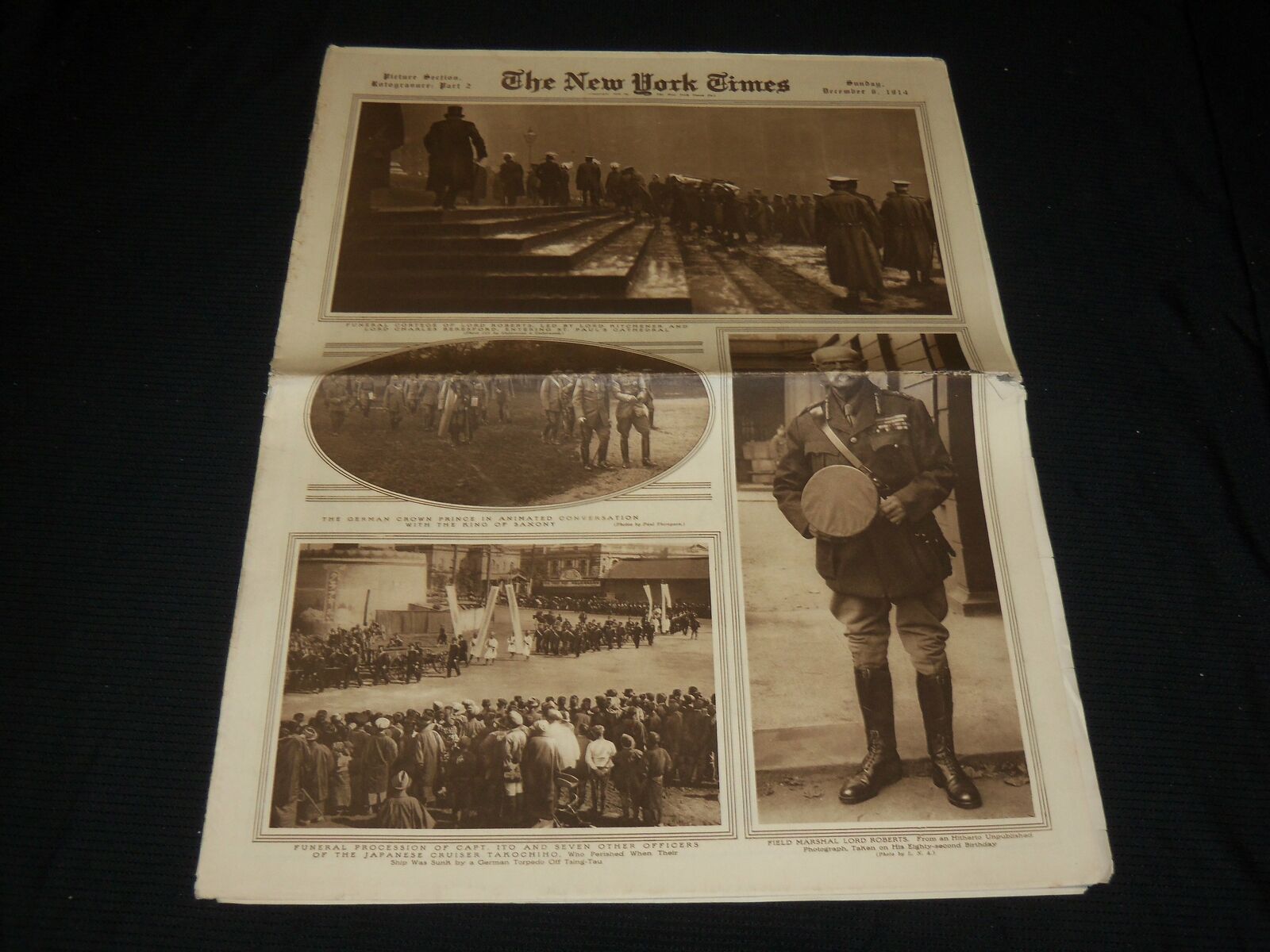 1914 DECEMBER 6 NEW YORK TIMES PICTURE SECTION - ARMY & NAVY GAME - NP 5611