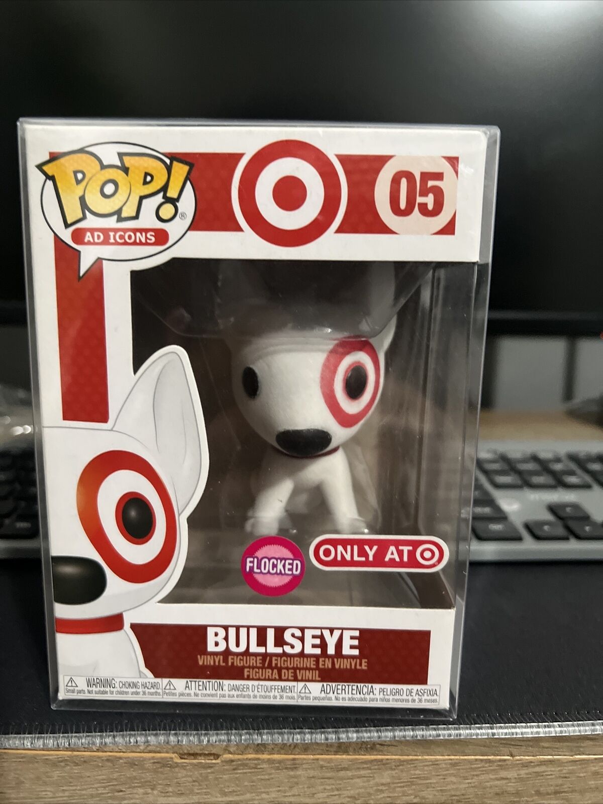 Funko POP - Ad Icons - Target -Bullseye #05 - Target - Flocked-With Protector