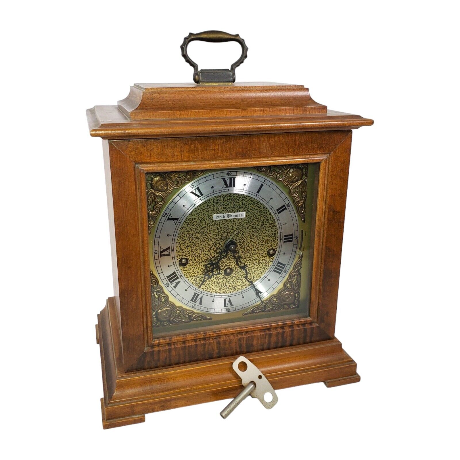 Seth Thomas Legacy Chime Mantel Clock A403-001 German Movement