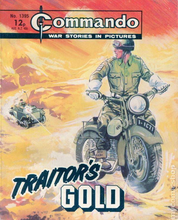 Commando War Stories in Pictures #1395 FN 6.0 1980 Stock Image