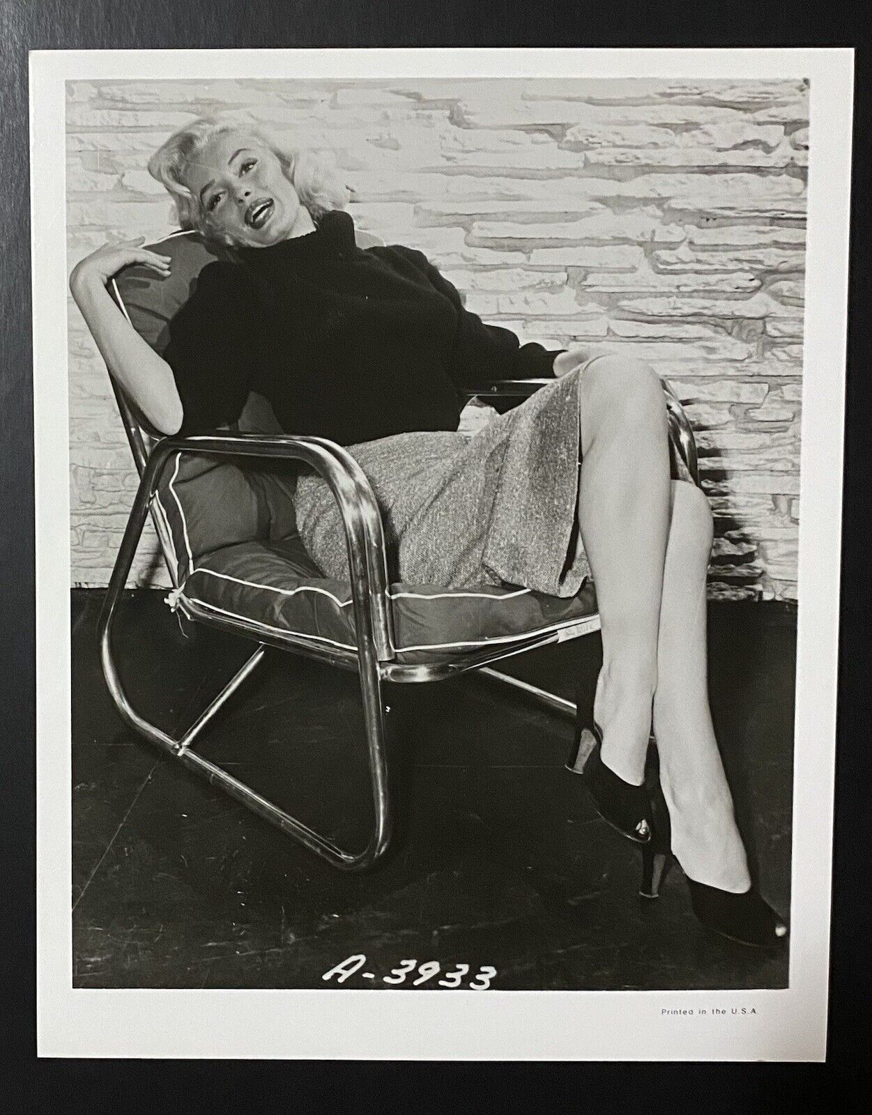 1953 Marilyn Monroe Original Photo Mischa Pelz Deeco Ad Sweater Pencil Skirt