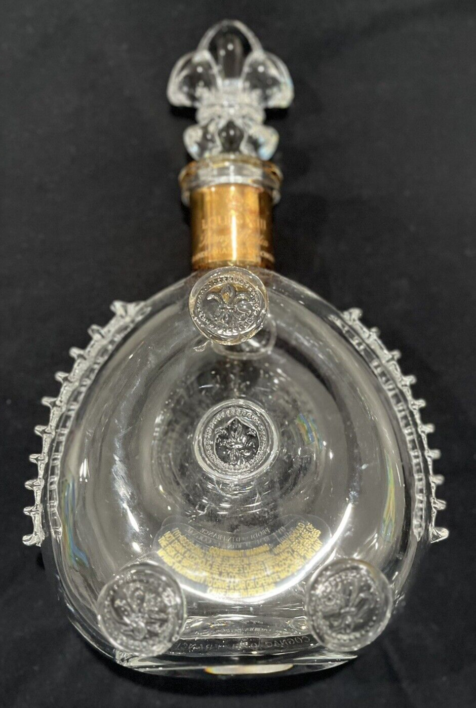 Remy Martin LOUIS XIII, EMPTY BOTTLE with Topper,   Baccarat Crystal 0.7 liter