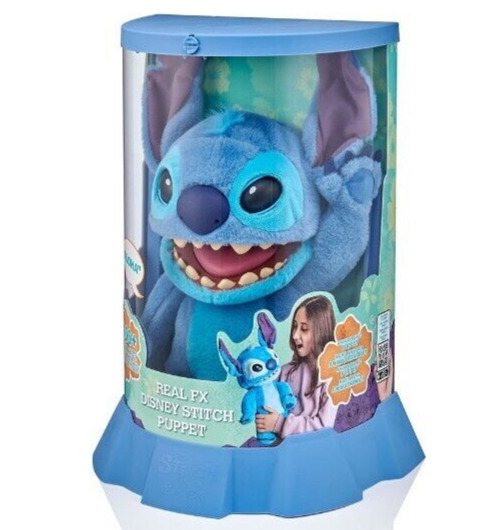 ~ Disney Lilo & Stitch ~ Real FX Stitch Puppet Interactive Toy ~ Stitch Toy ~