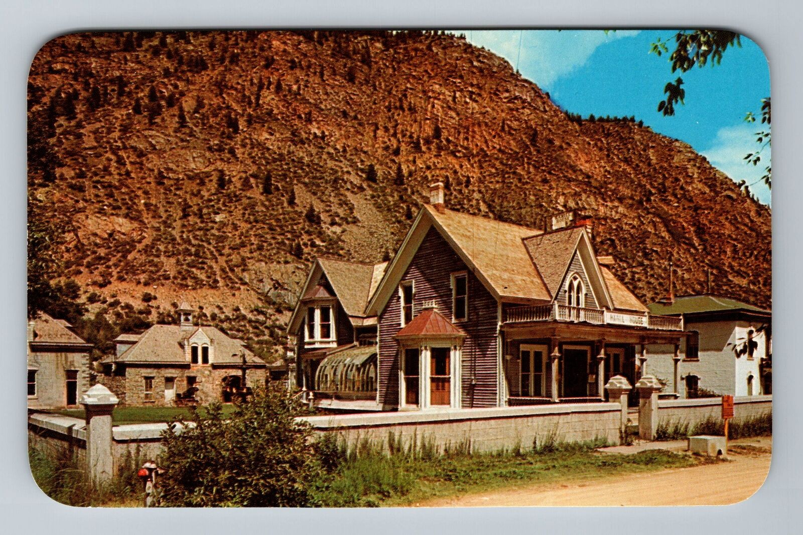 Georgetown CO-Colorado, Hamill House Vintage Souvenir Postcard