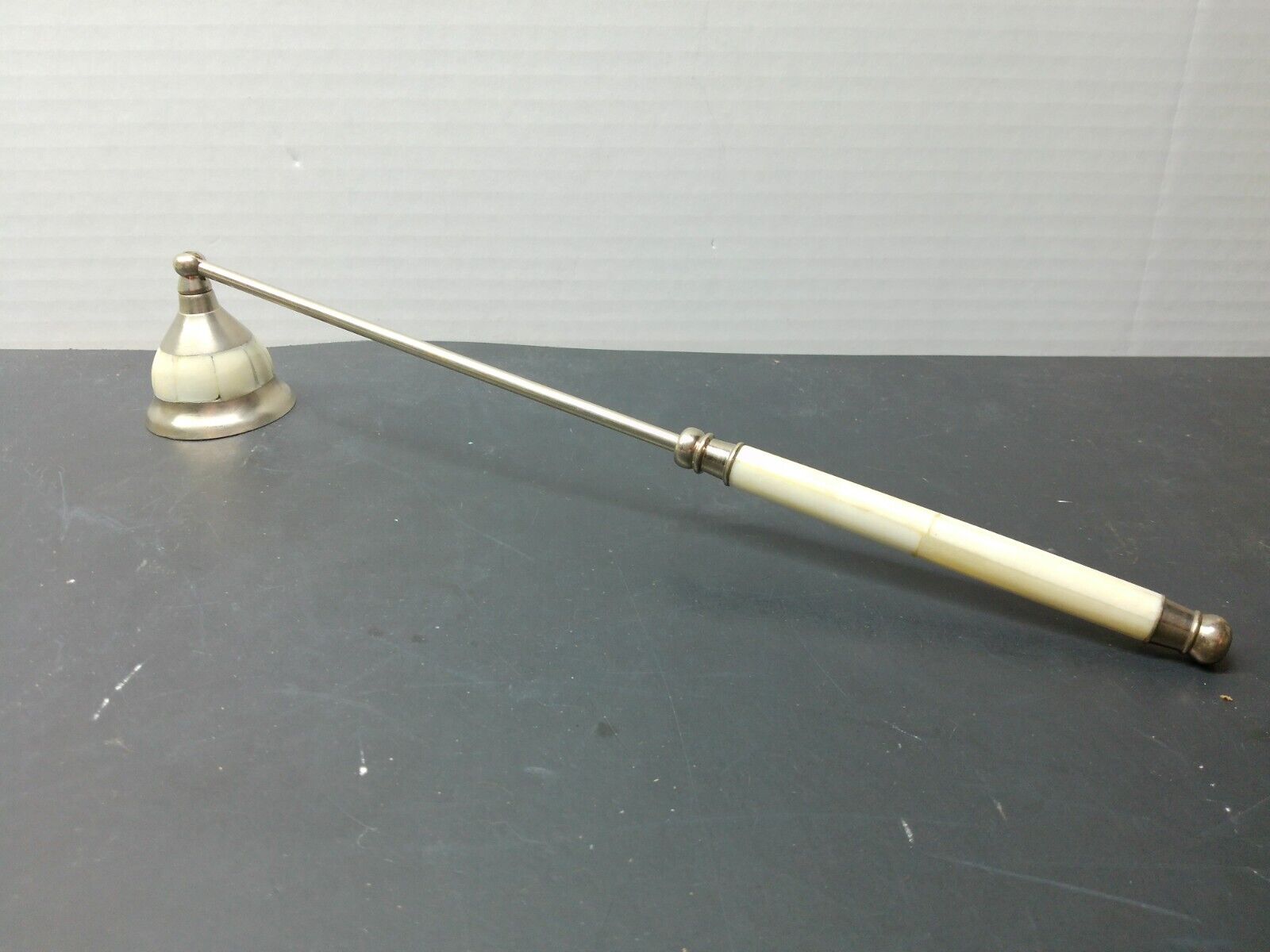 Vintage Silver Plate Swivel Head Candle Snuffer