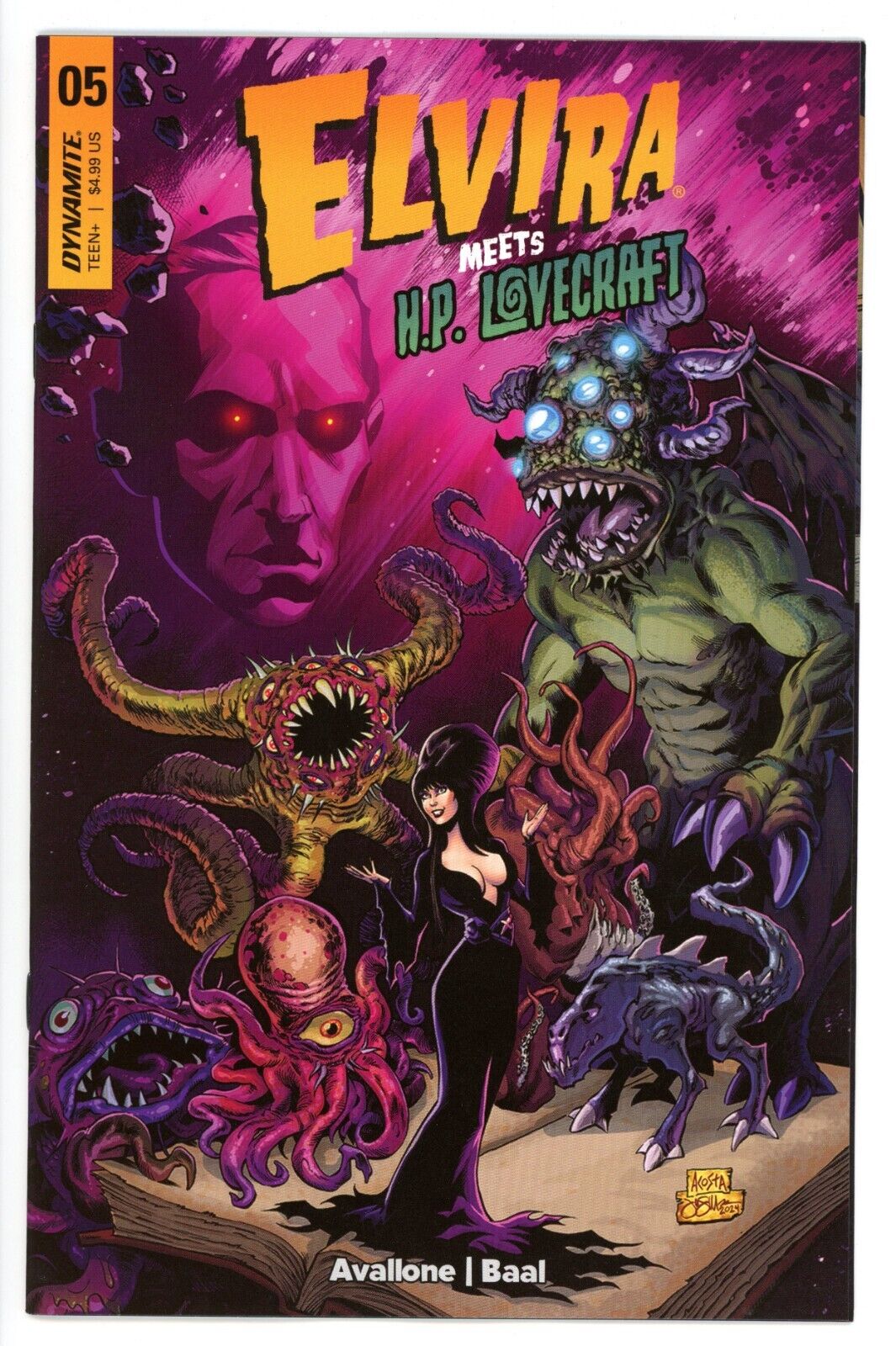 Elvira Meets H.P. Lovecraft #5 . Cover A .  NM 🔥🟪No Stock Photos🟪🔥