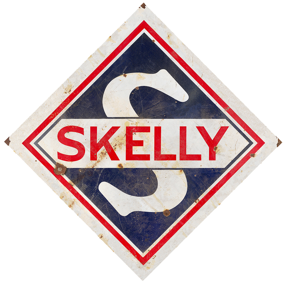 SKELLY OIL COMPANY ADVERTISING METAL SIGN