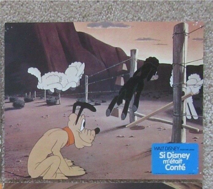 LOBBY CARD Pluto Sheep Si Disney M'etait Conte Original 1973 French Poster
