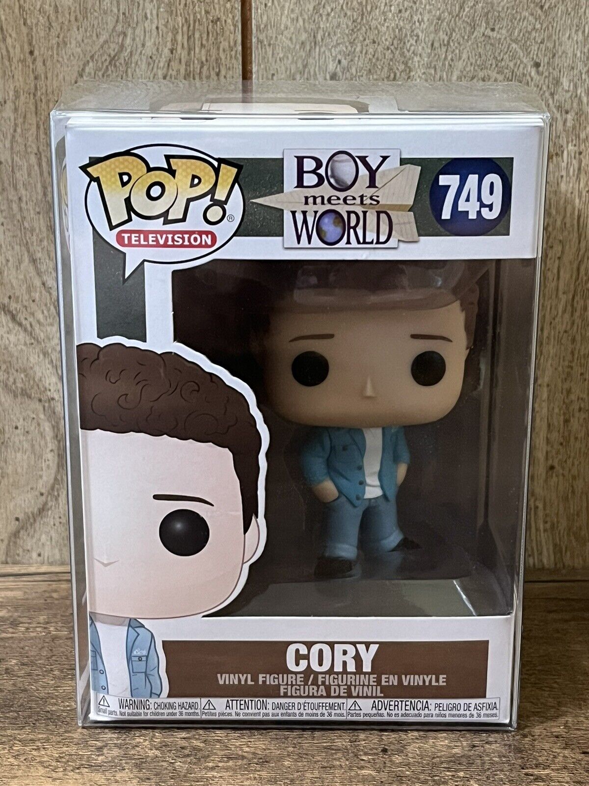 Boy Meets World Cory Funko Pop #749 w/ Pop Protector
