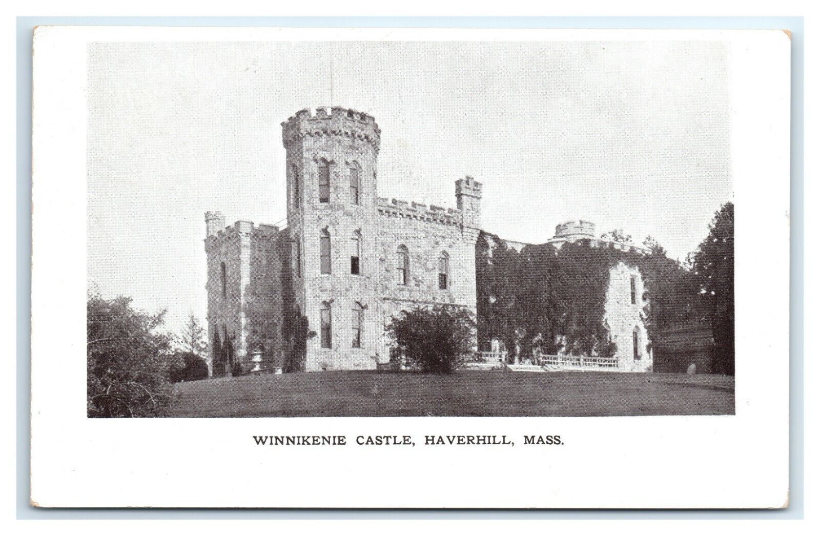 Postcard Winnikenie Castle, Haverhill MA 1905 I7