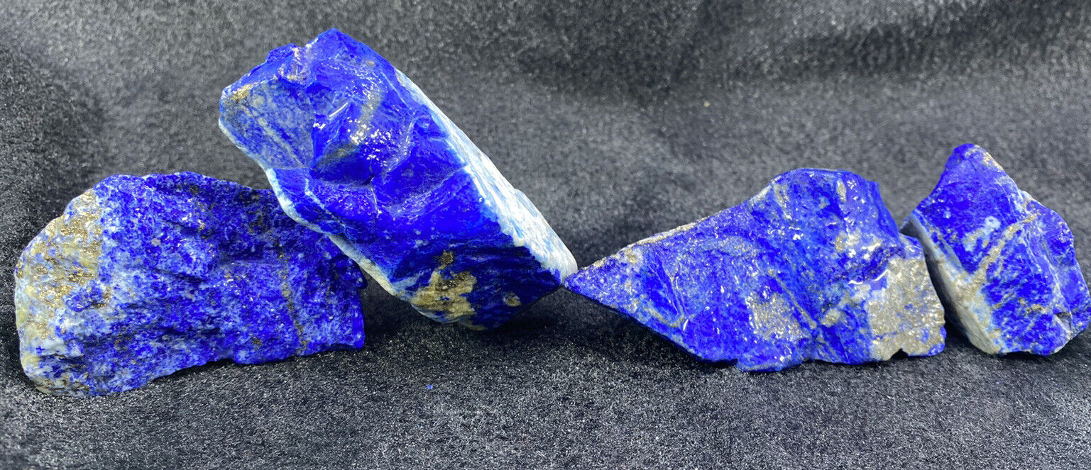 Lapis Lazuli Rough Raw Premium grade AAA cabs cutter gemstone crystals 369gm L10