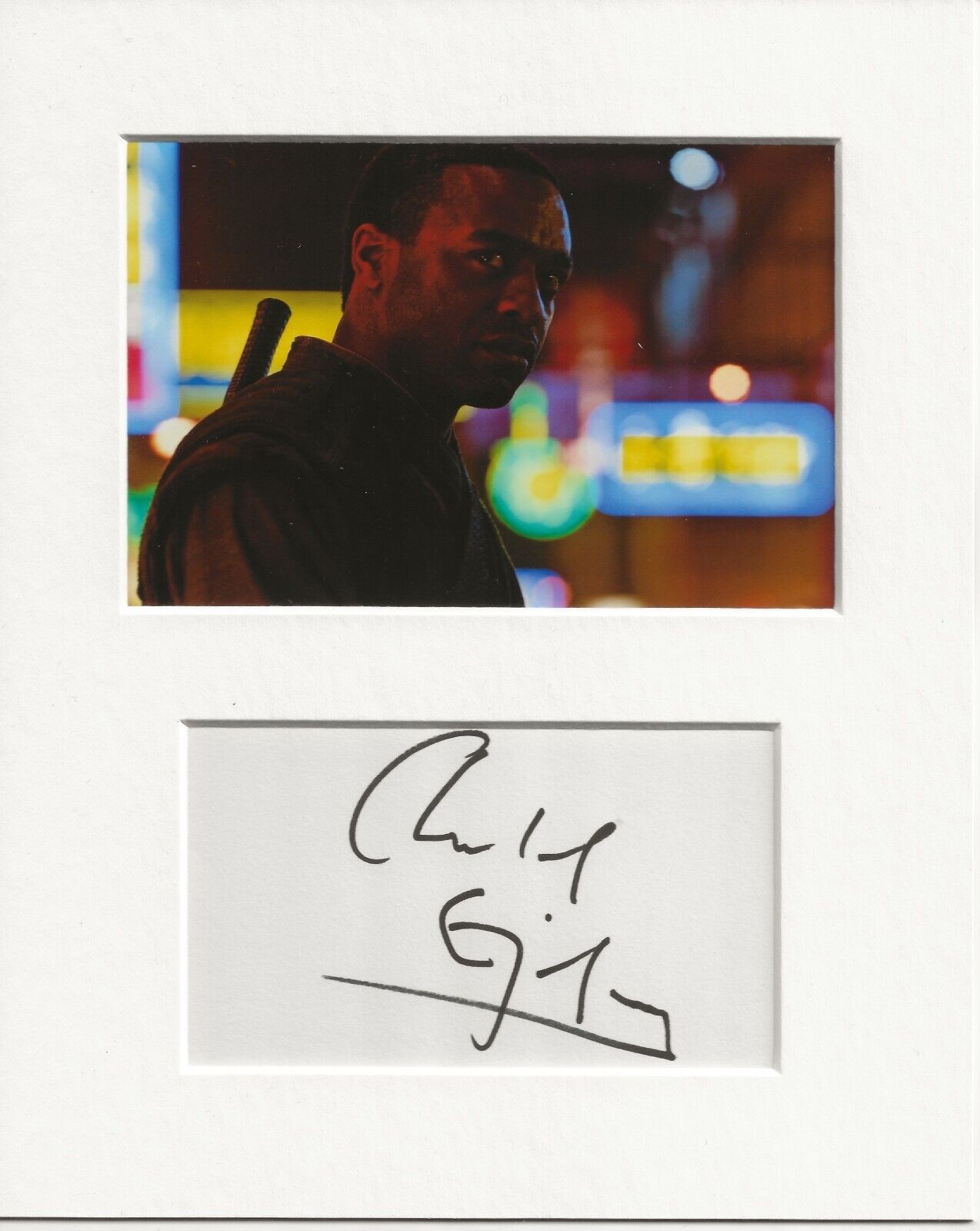 Chiwetel Ejiofor doctor strange signed genuine authentic autograph AFTAL COA