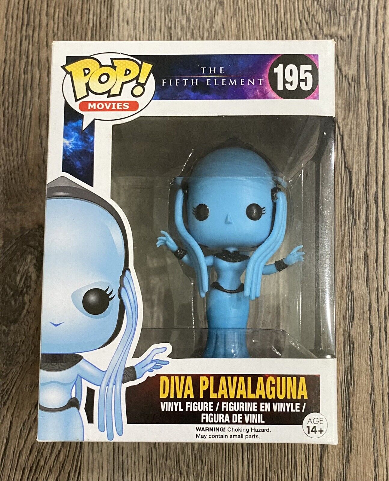 Funko Pop Movies The Fifth Element: Diva Plavalaguna #195 Vaulted w/ Protector