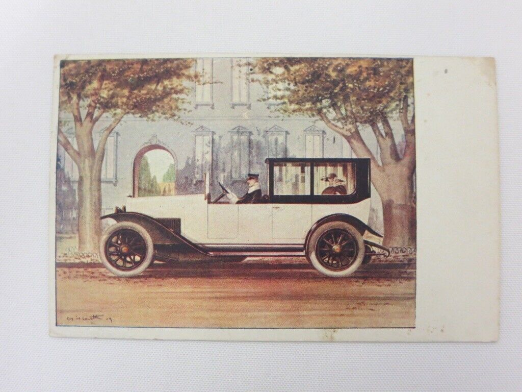 Vintage Italia Fabrica Automobili Torino Car Postcard Post Card 