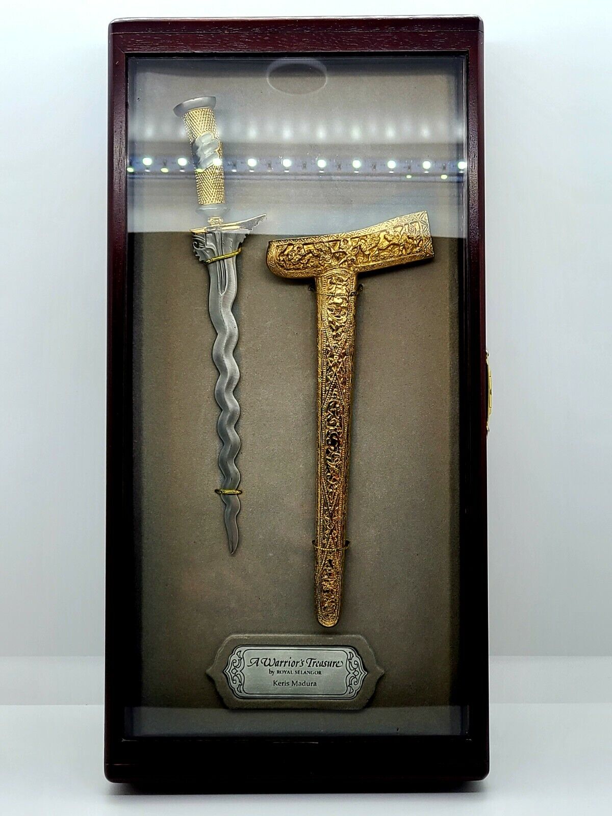 Royal Selangor Sword A WARRIOR\'S TREASURE Keris Medura Pewter Collectible w/Case