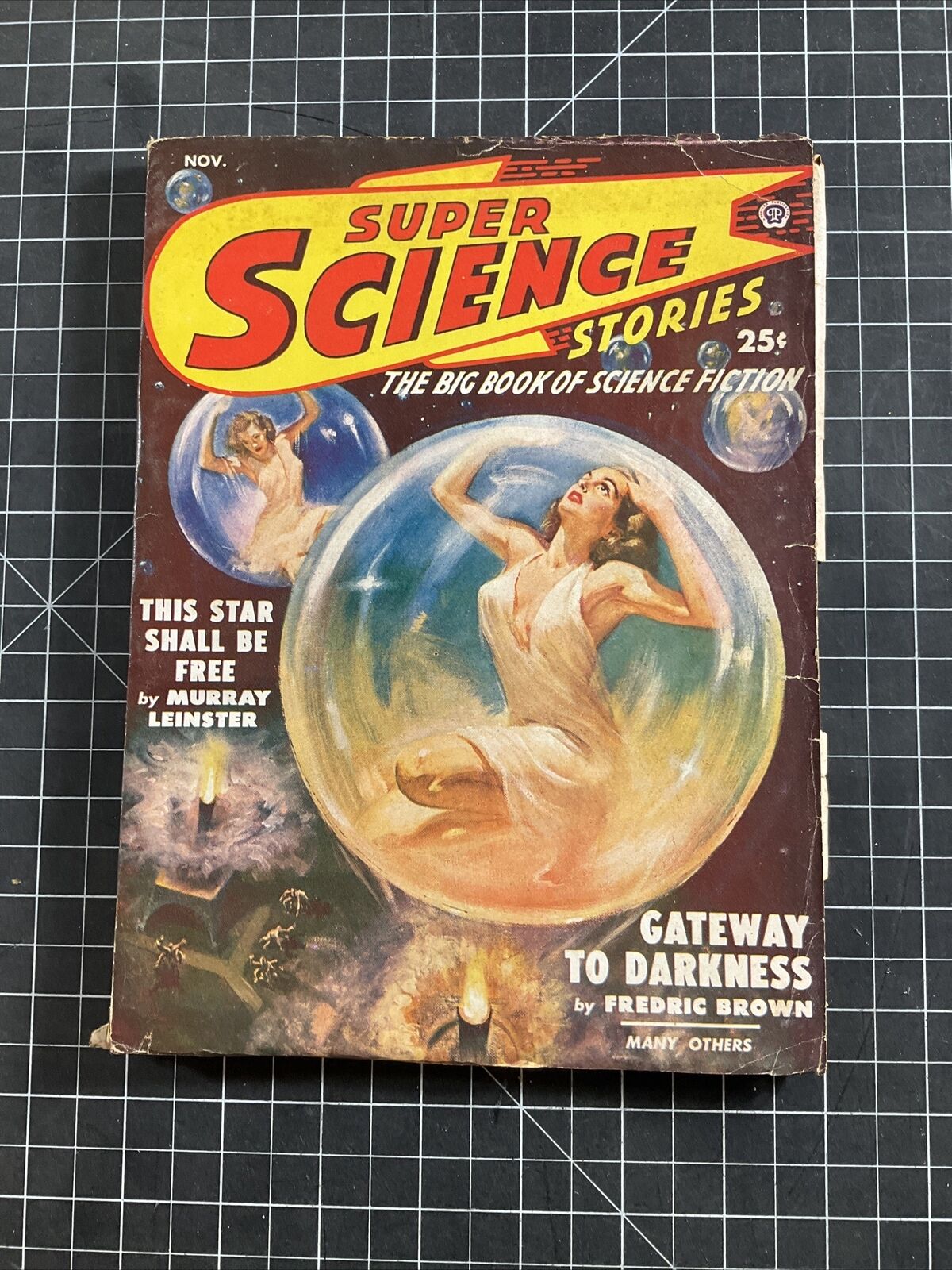 Super Science Stories Pulp Nov 1949 Vol. 6 #1 VG