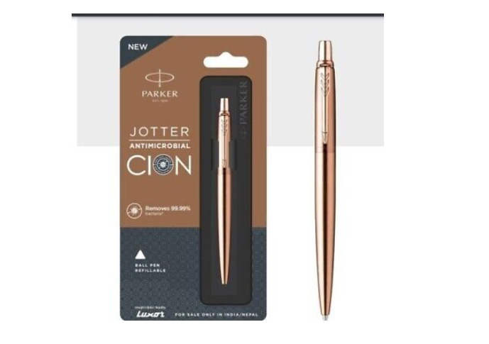 PARKER JOTTER ANTIMICROBIAL BALL PEN WITH COPPER ION PLATED parker