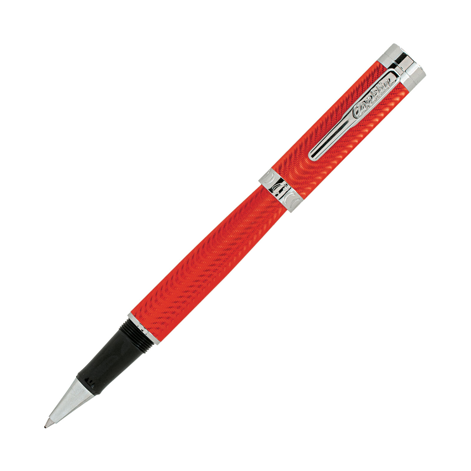 Conklin Herringbone Signature Rollerball Pen in Red - NEW in Original Box