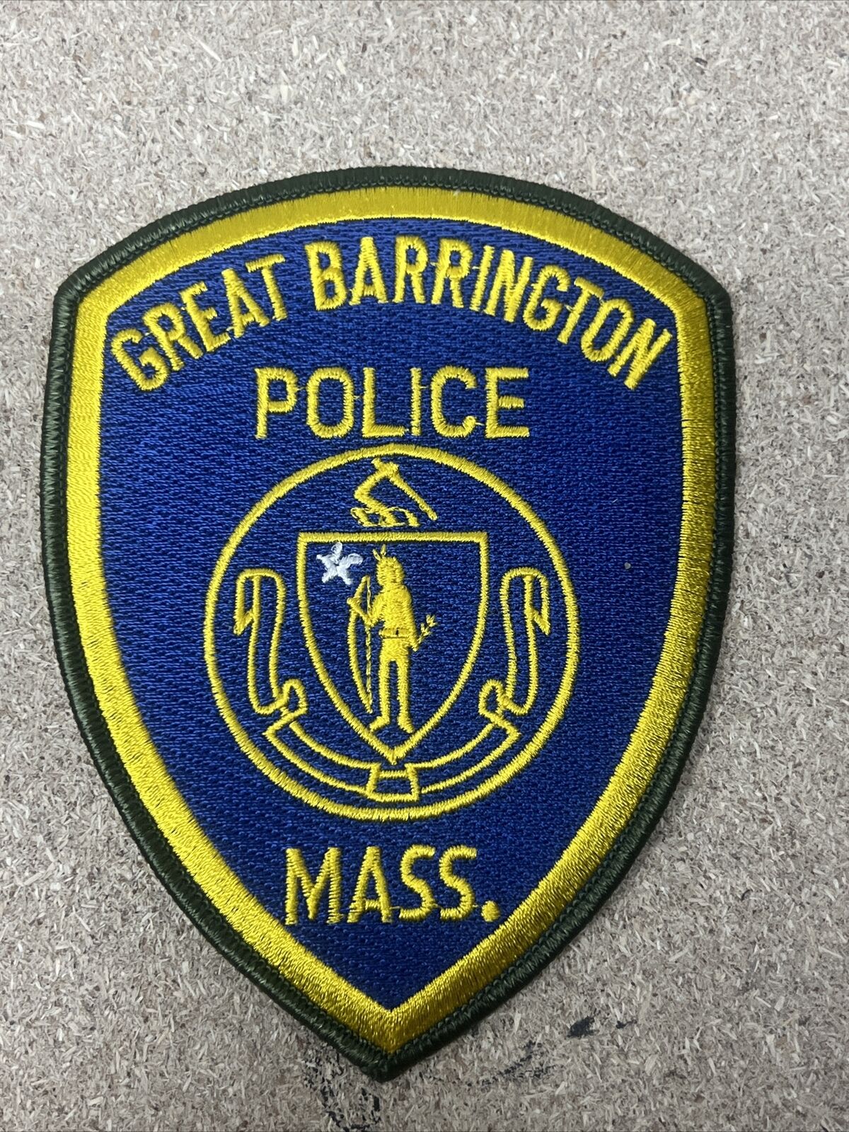 Great Barrington MA Police Shoulder Patch Berkshires Massachusetts