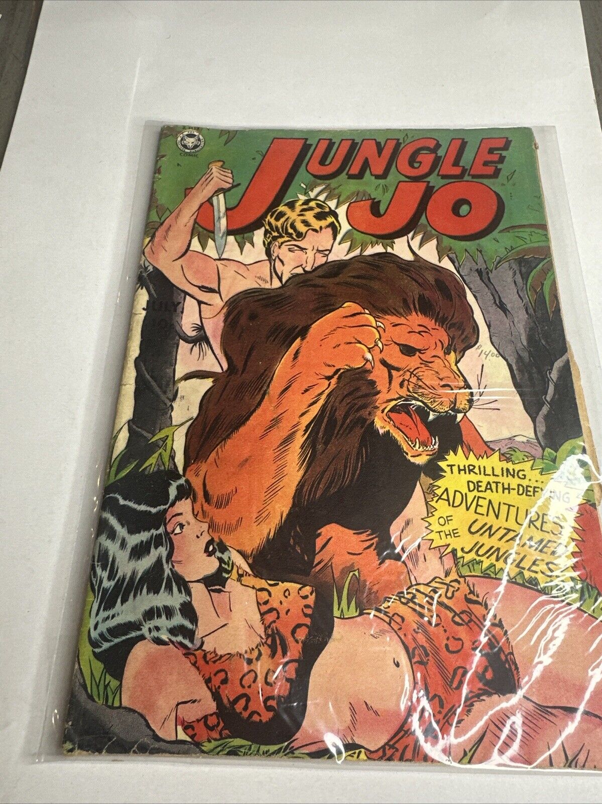 Vintage Comic Jungle Jo #2 1950