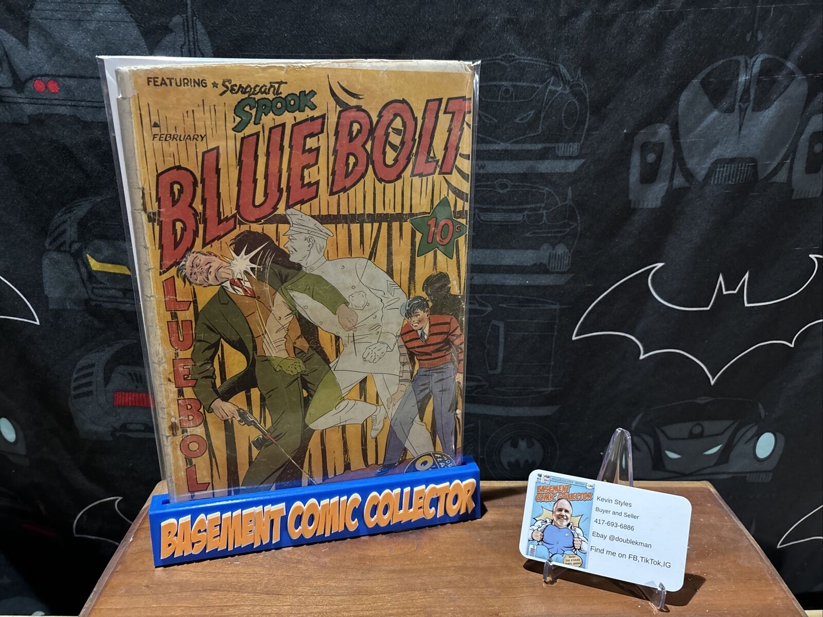 Blue Bolt Vol. 5 #5  1945 Pre Comic Code Crime. Intact, Gemini Shipped