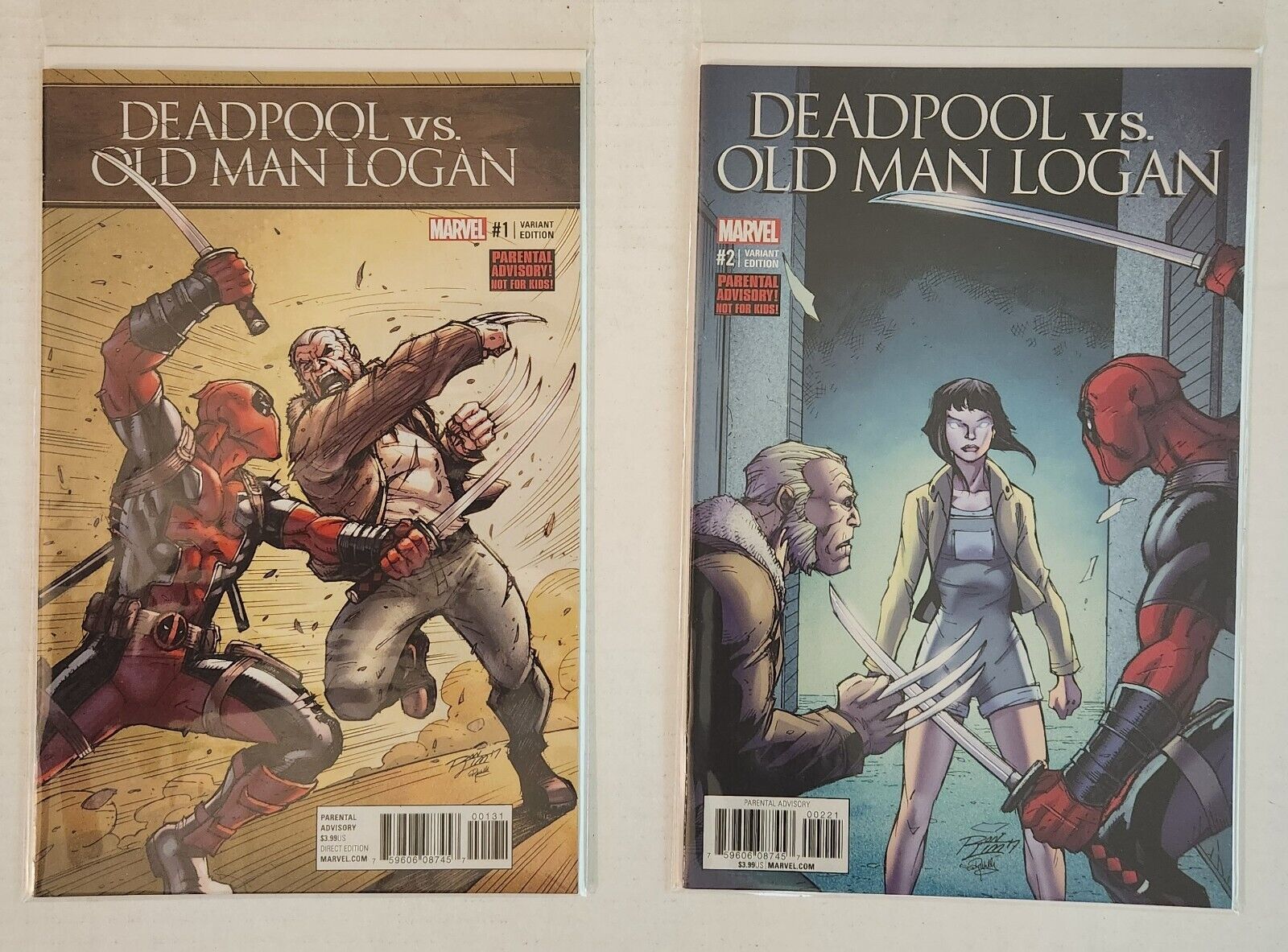 Deadpool vs Old Man Logan #1-5 (variants) (Marvel Comics 2017) 6 comics total