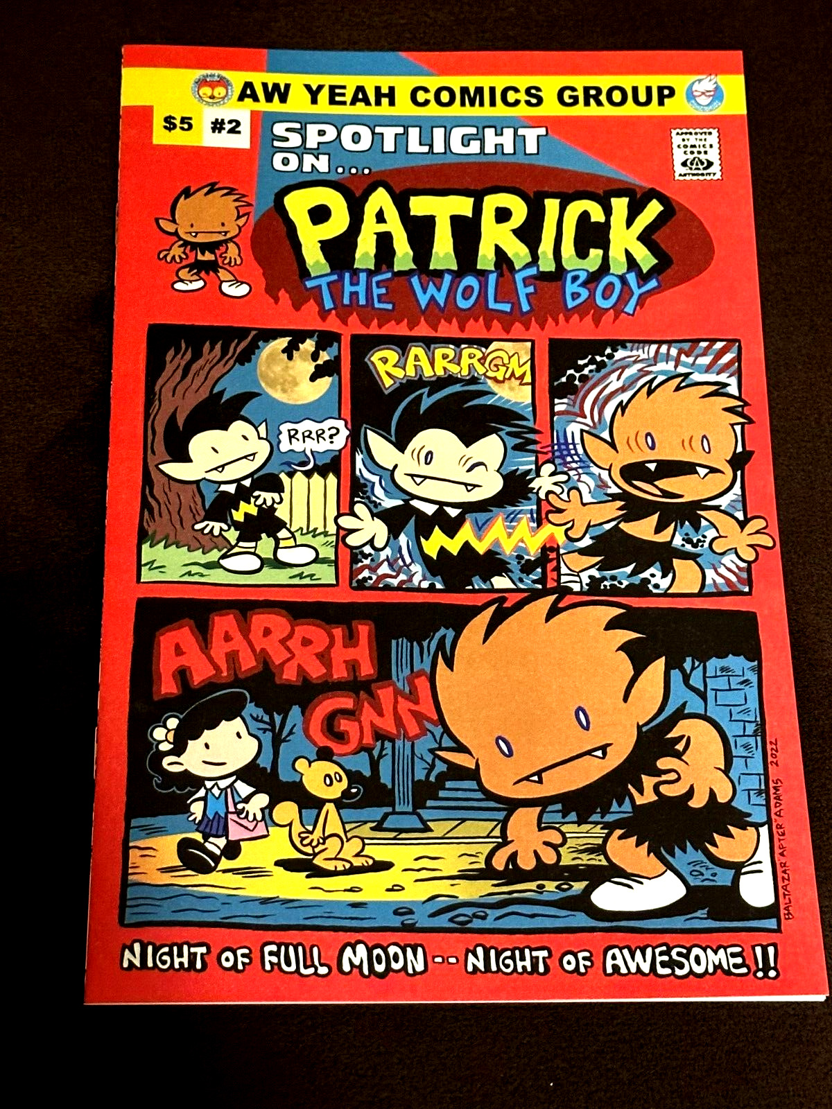 Patrick The Wolf Boy #2 (2023) NM ComicTom Werewolf By Night Variant Baltazar