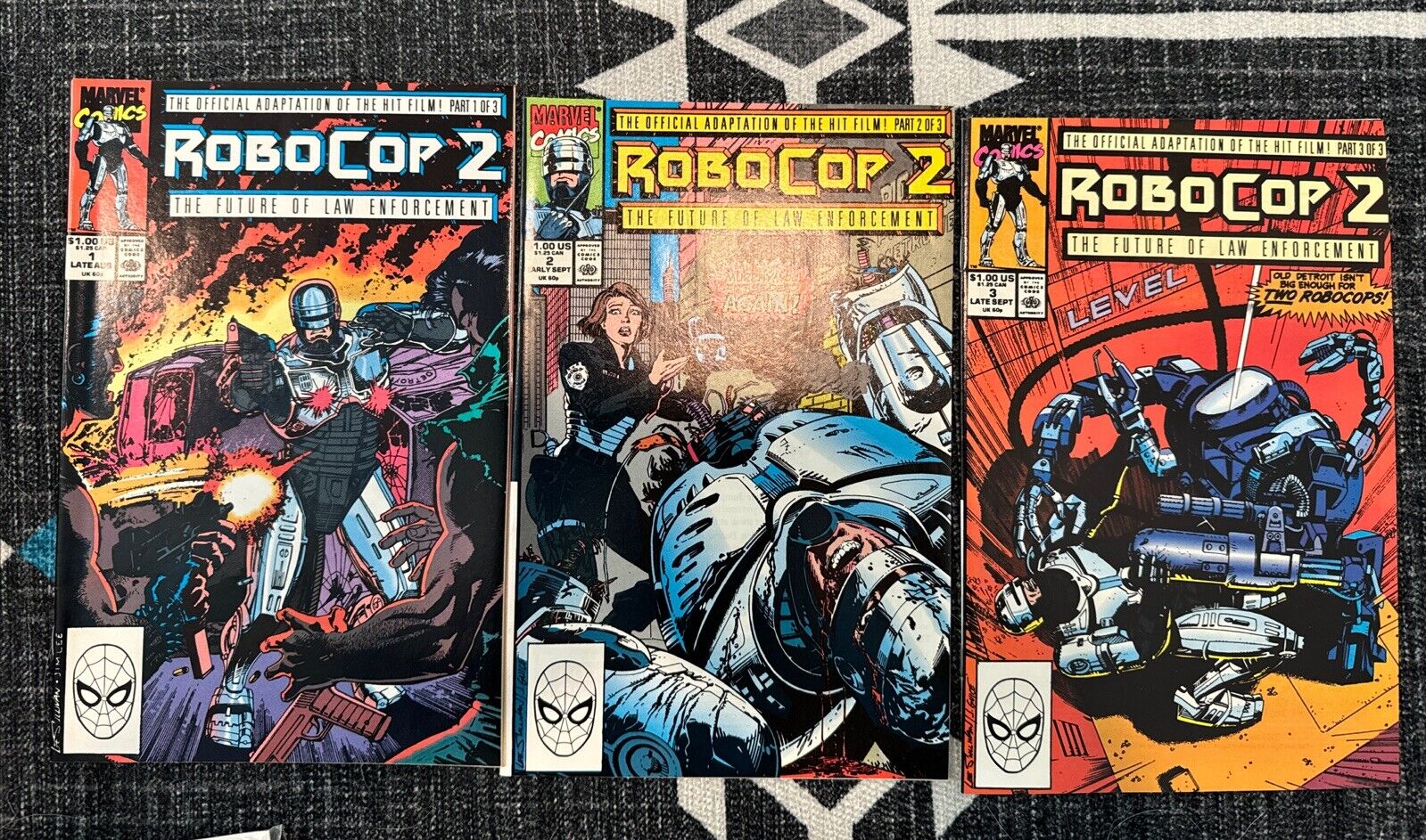 Robocop 2  Marvel Comics (1990) NM 1st Print Comic Books Issues 1-3