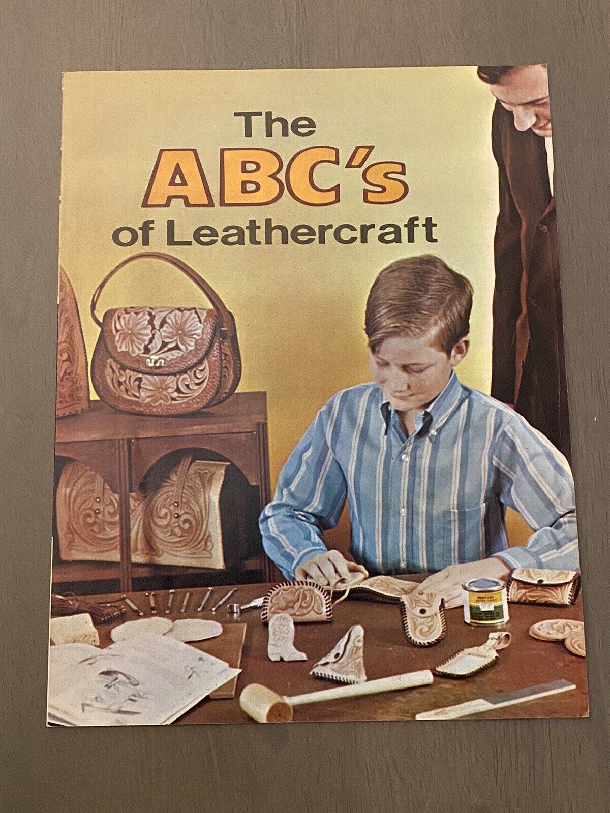 Vintage 1970s Retailer Advertisement: The ABC’s of Leathercraft: Tandy Leather