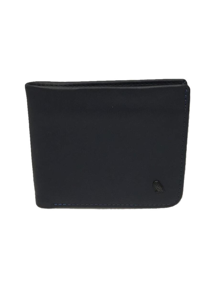 bellroy 2 Fold Wallet Leather NVY Solid Color Men