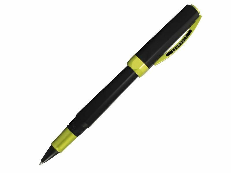 Visconti Opera Metal Roadster Black/Yellow Roller Ball Pen (#738RL02)