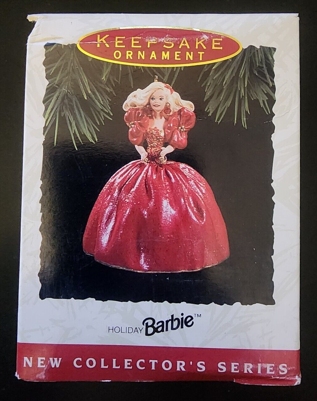 Hallmark Keepsake Christmas Ornament Holiday Barbie 1993 In Box