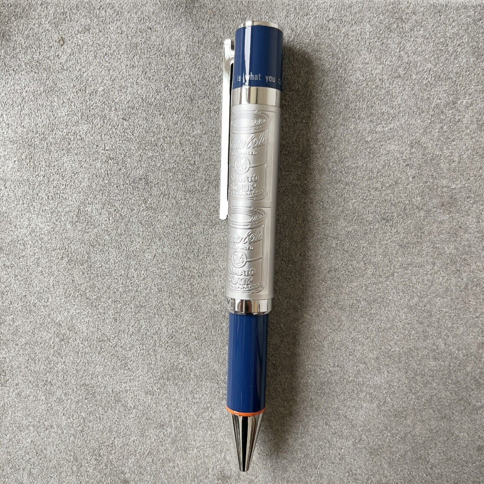 Luxury Great Writers Warhol Series Blue+Silver Color 0.7mm Ballpoint Pen