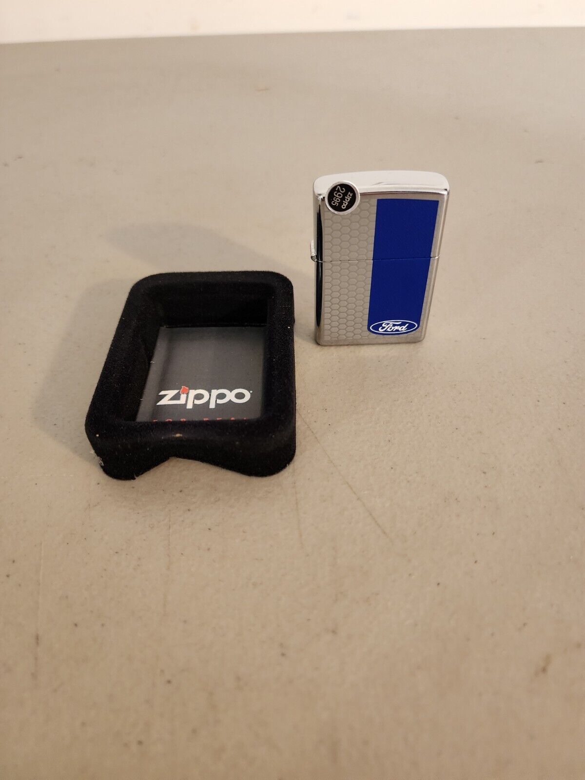 Preowned 2007 Zippo Lighter With Ford On Front