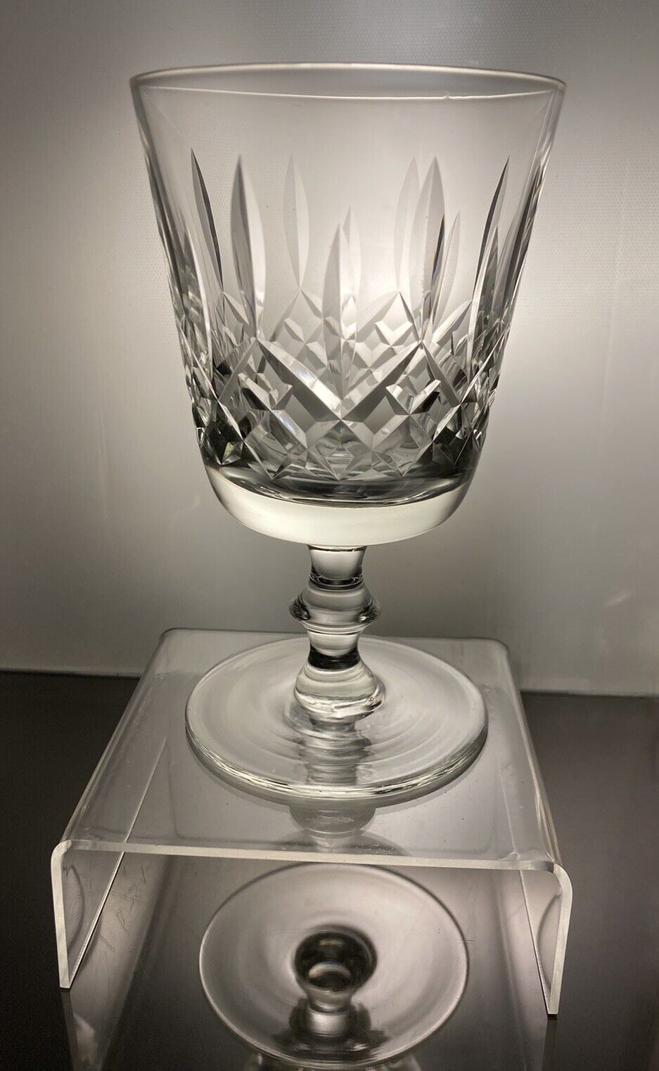 Vintage Crystal Water Goblet Wine Glass (300ml)