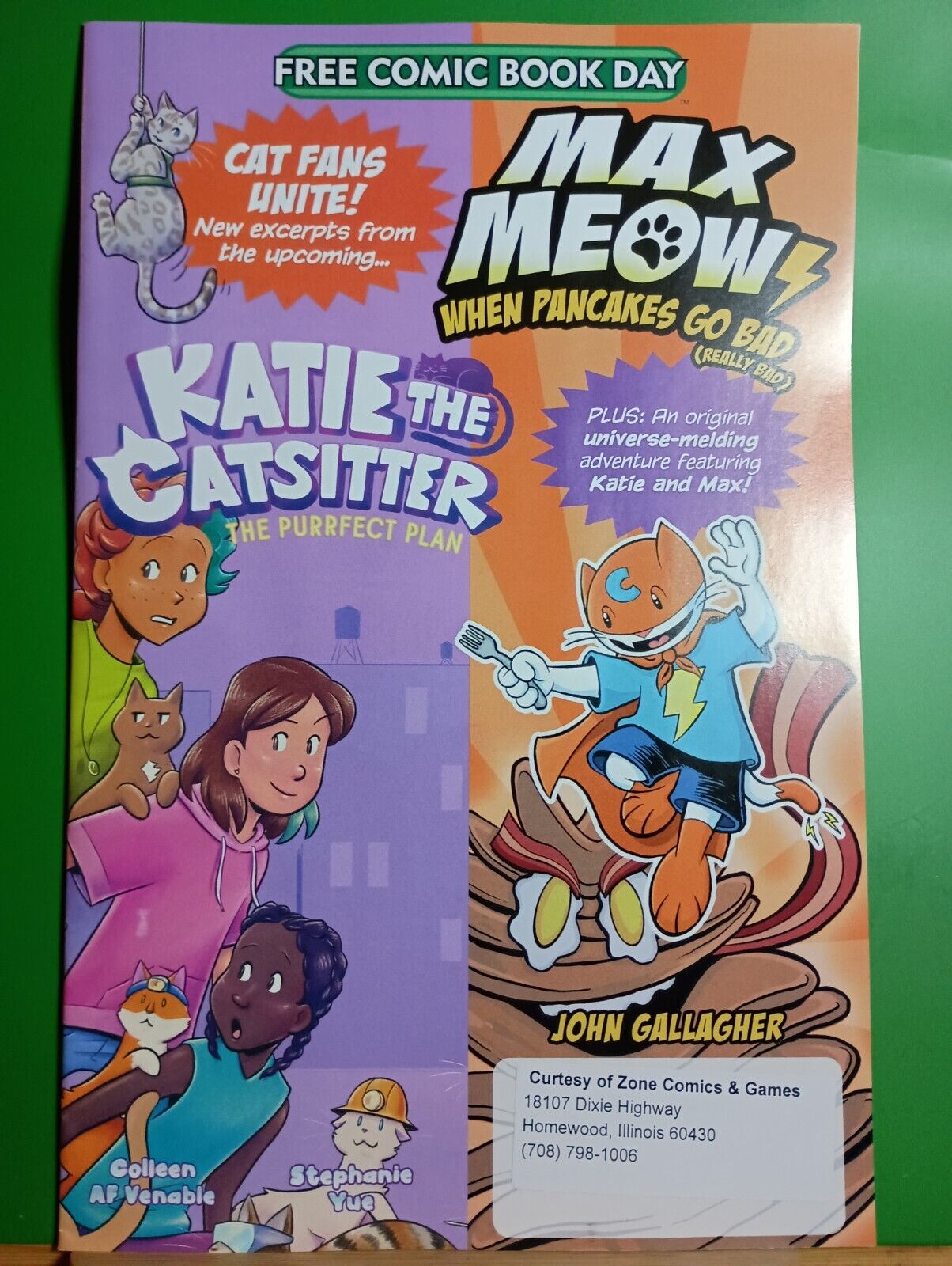 STAMPED 2024 FCBD Katie Catsitter Promotional Giveaway Comic Book 