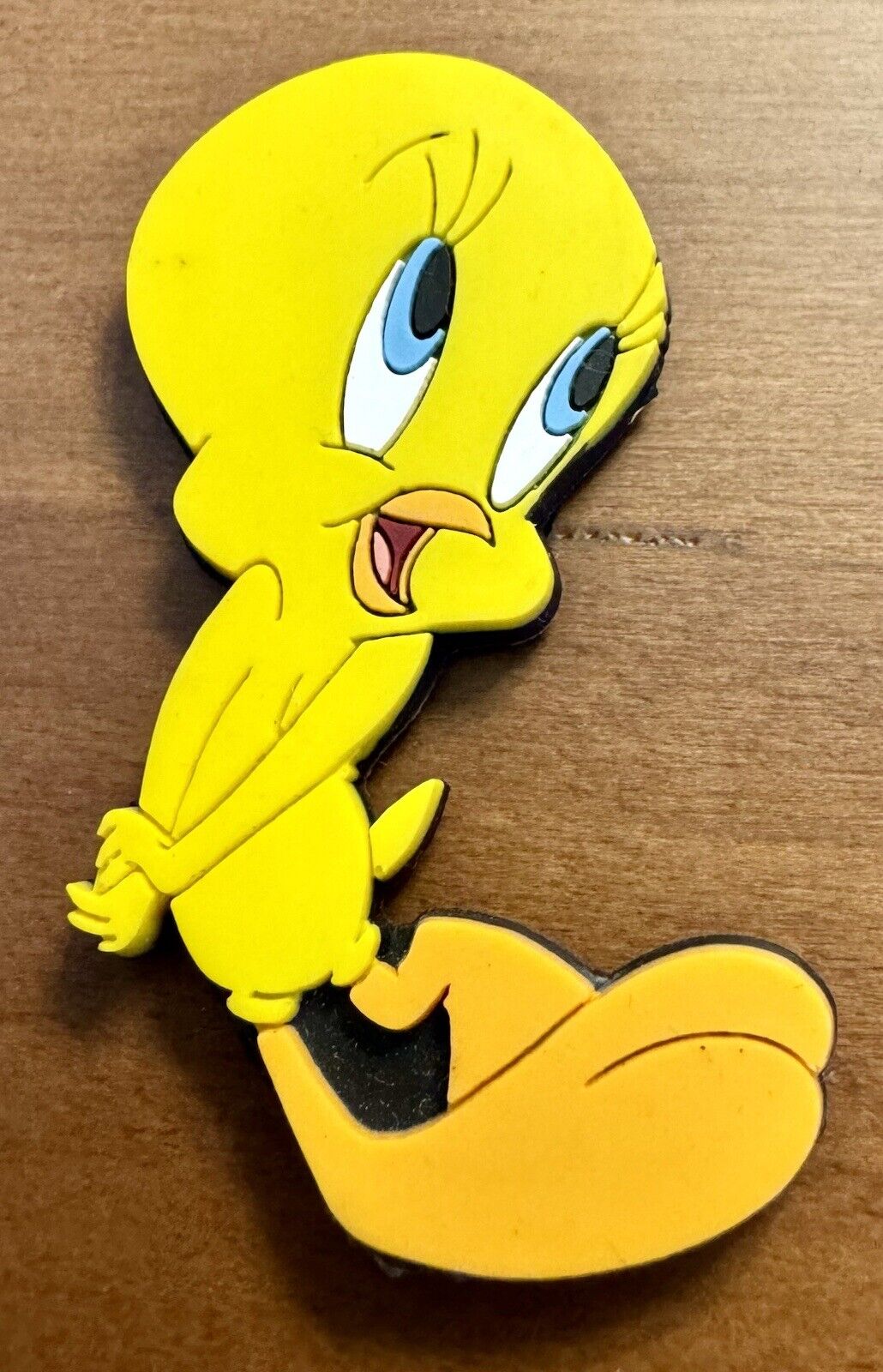 VINTAGE 1990s Tweety Bird Looney Tunes Warner Bros Applause Fridge Magnet RARE