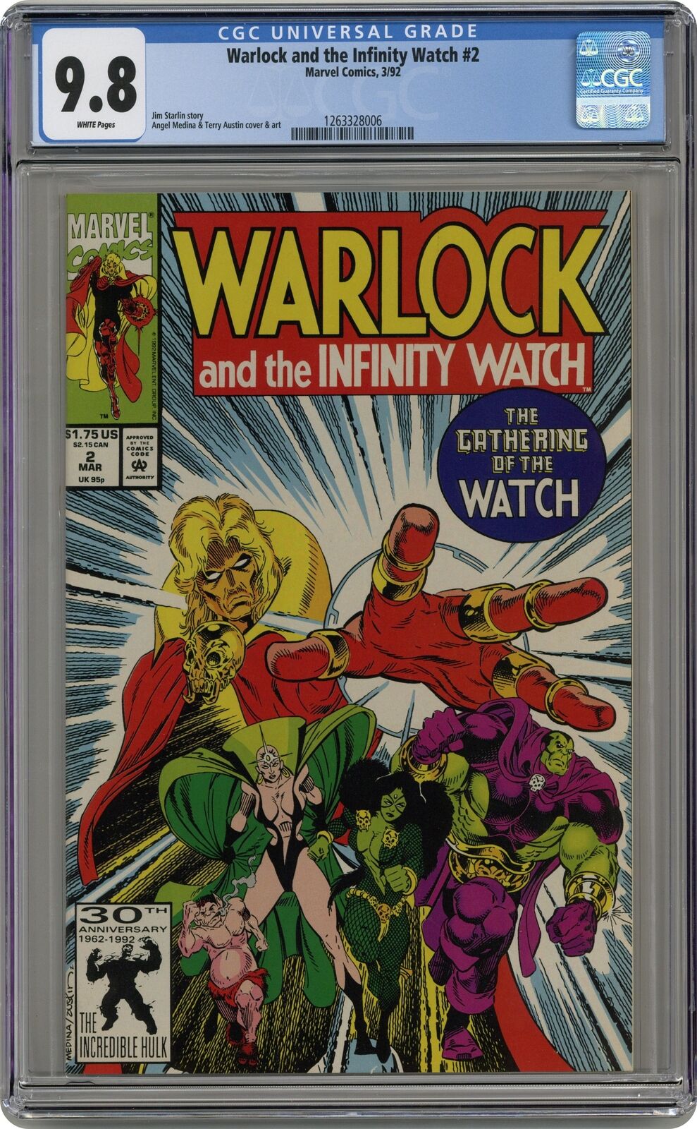 Warlock and the Infinity Watch #2 CGC 9.8 1992 1263328006