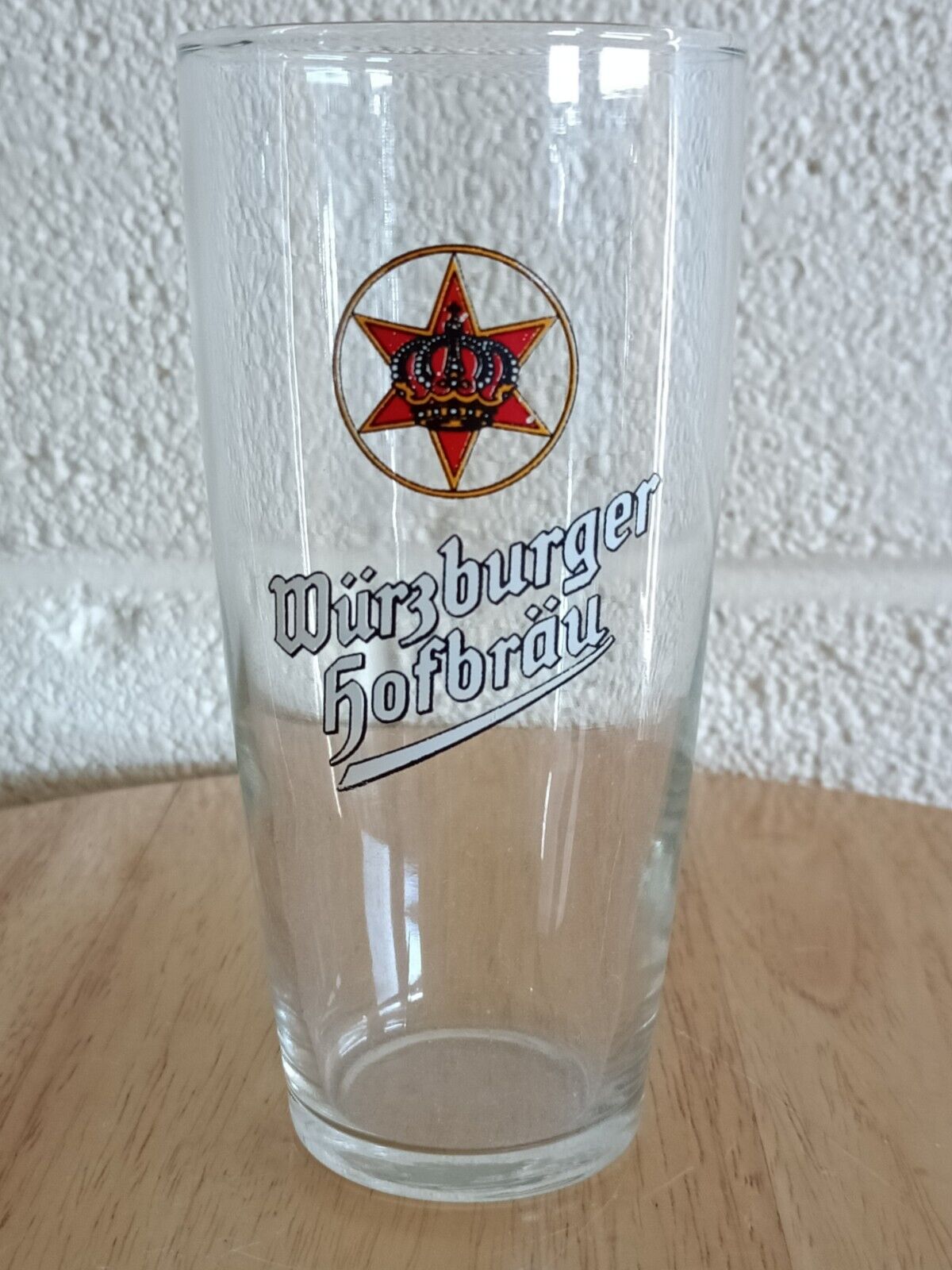German - Wurzburger Hofbrau Beer Glass 7