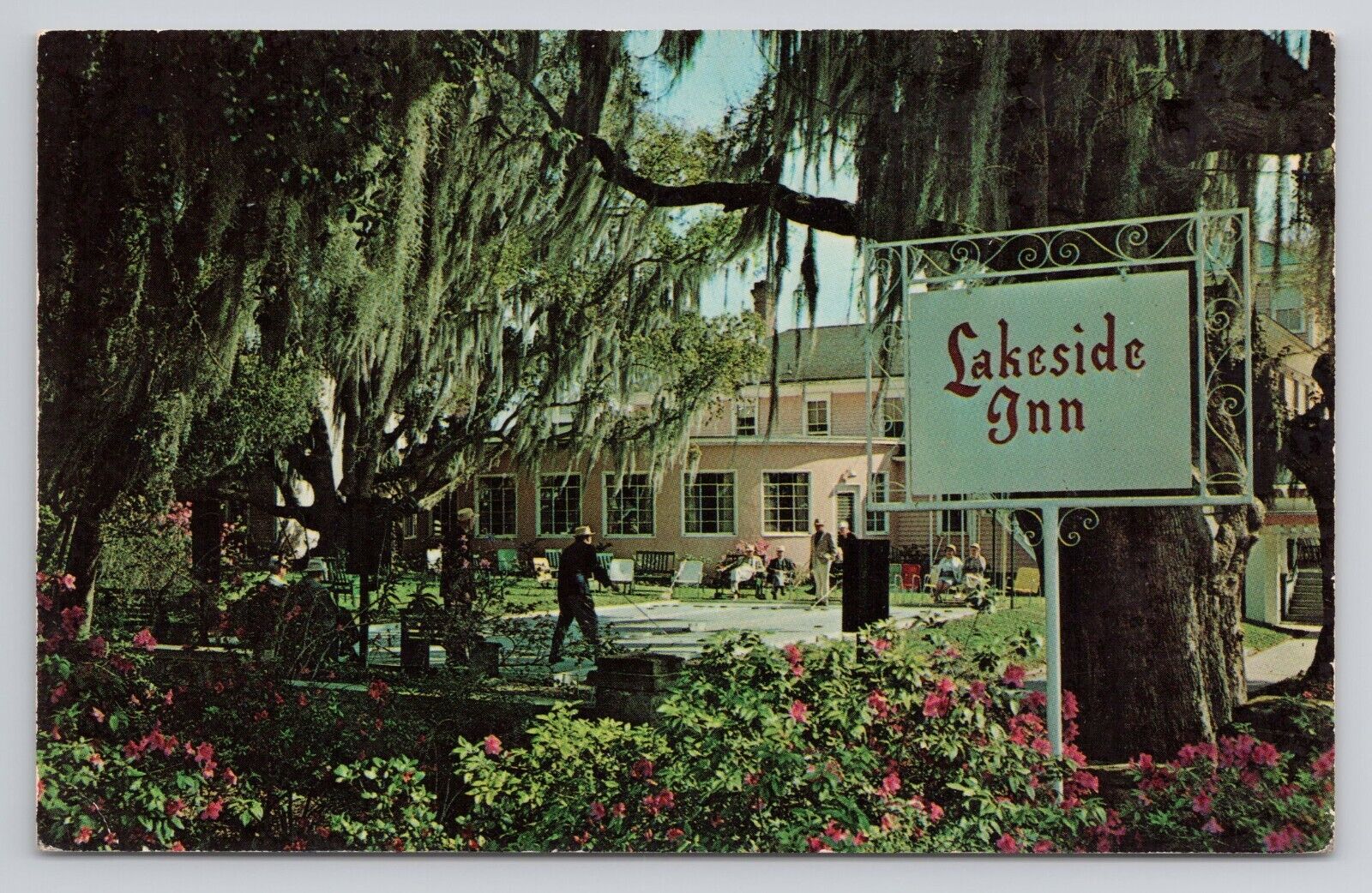 Postcard Lakeside Inn Mount Dora Florida