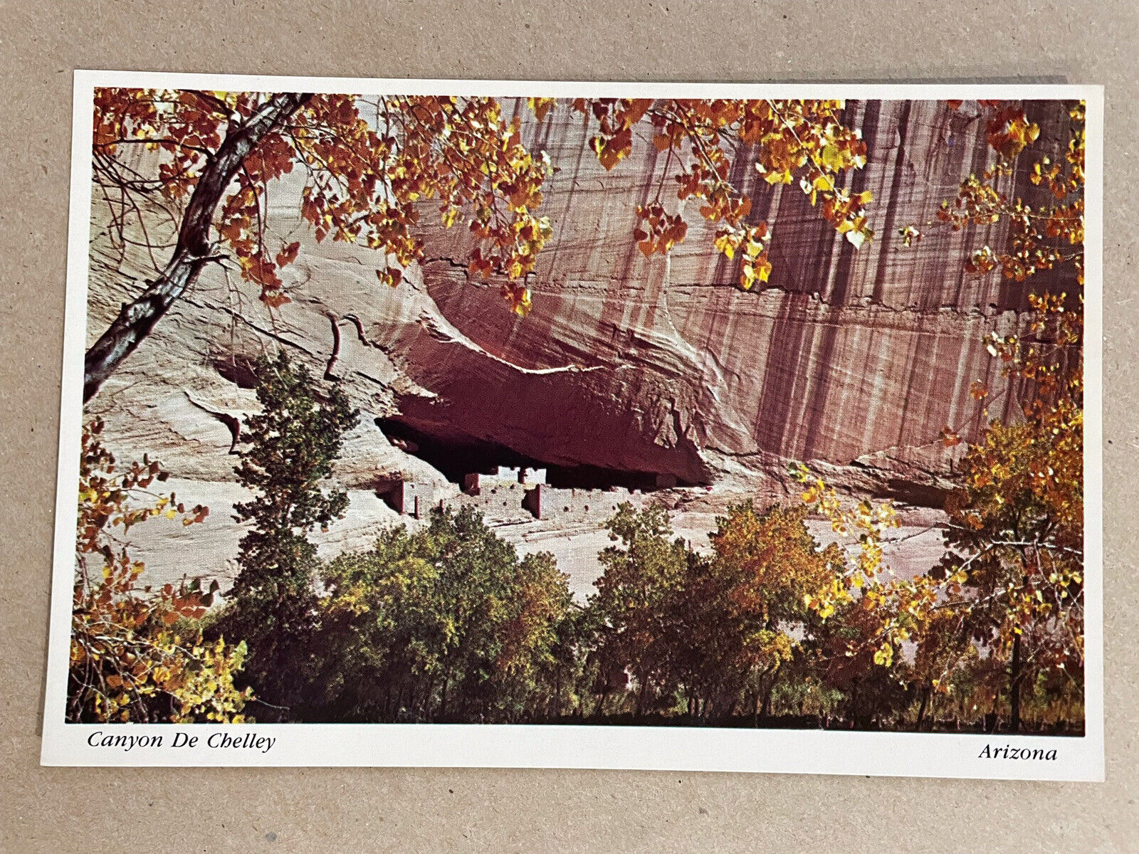 Postcard Chinle AZ White House Ruin Canyon De Chelly National Monument