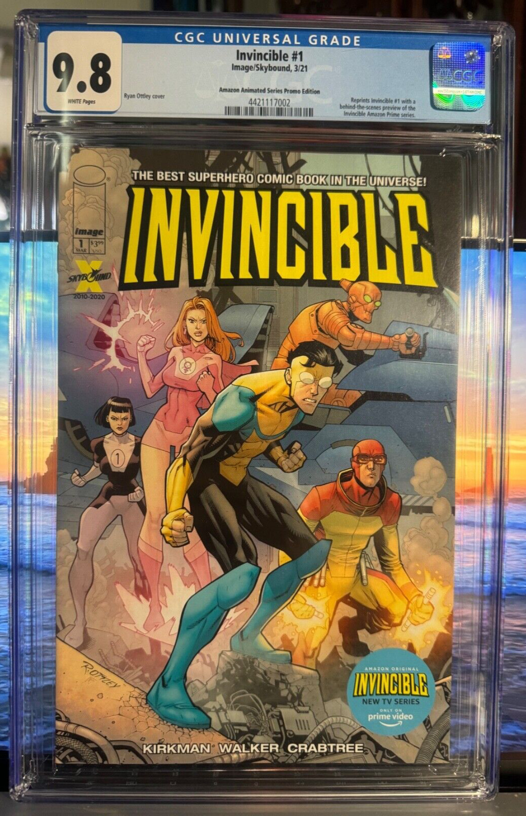 Invincible #1 - Amazon Animated Series Promo Edition (Image, 2021) - CGC 9.8