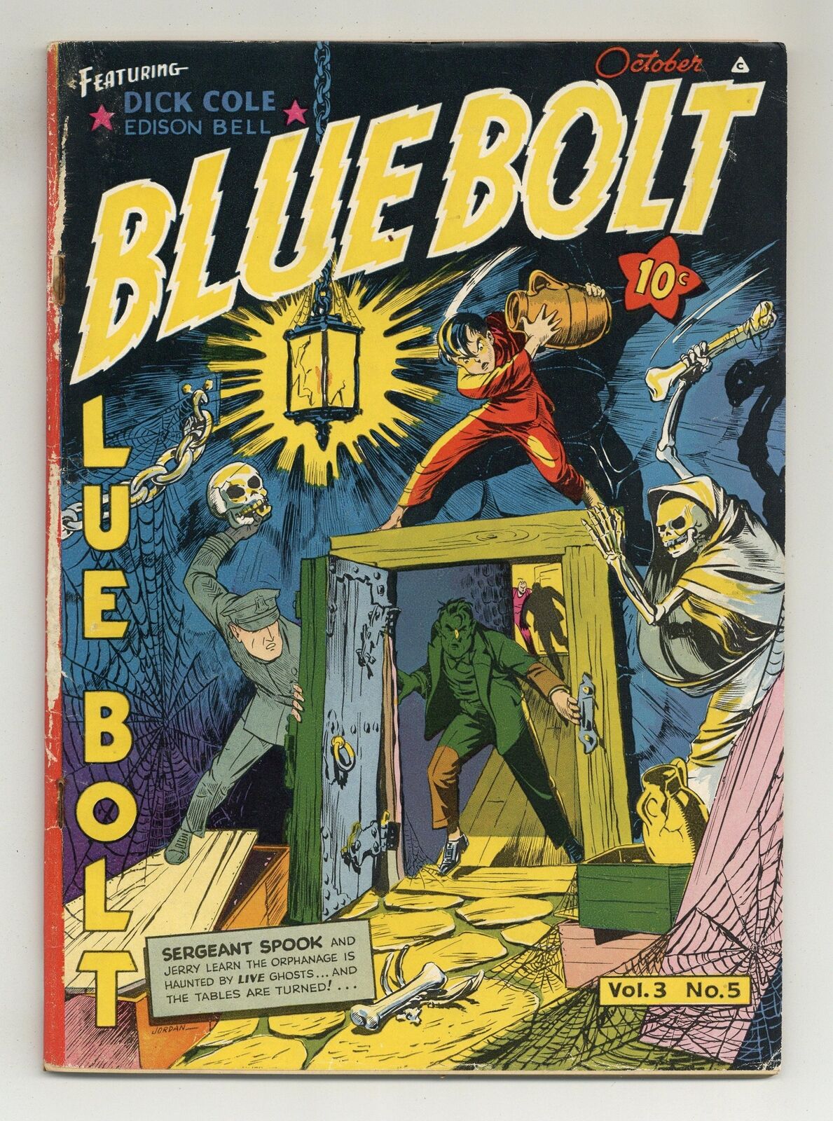 Blue Bolt Vol. 3 #5 GD+ 2.5 1942