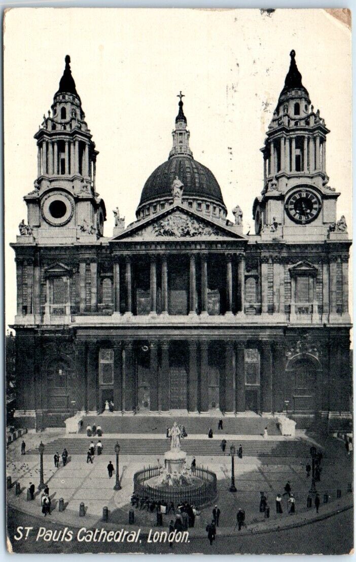Postcard - St. Paul Cathedral - London, England