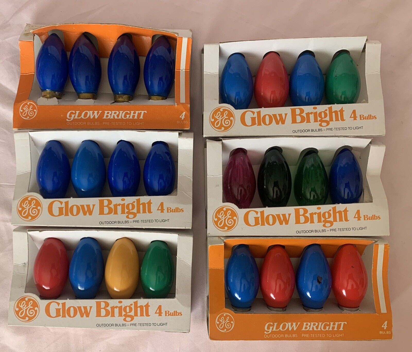 24 GE Glow Bright Outdoor Christmas Bulbs