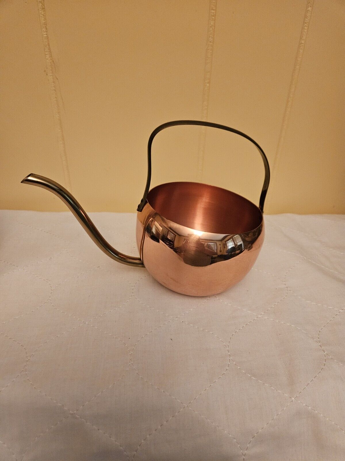 VTG Coppercraft Guild Copper Brass Watering Can w/ Original Sticker