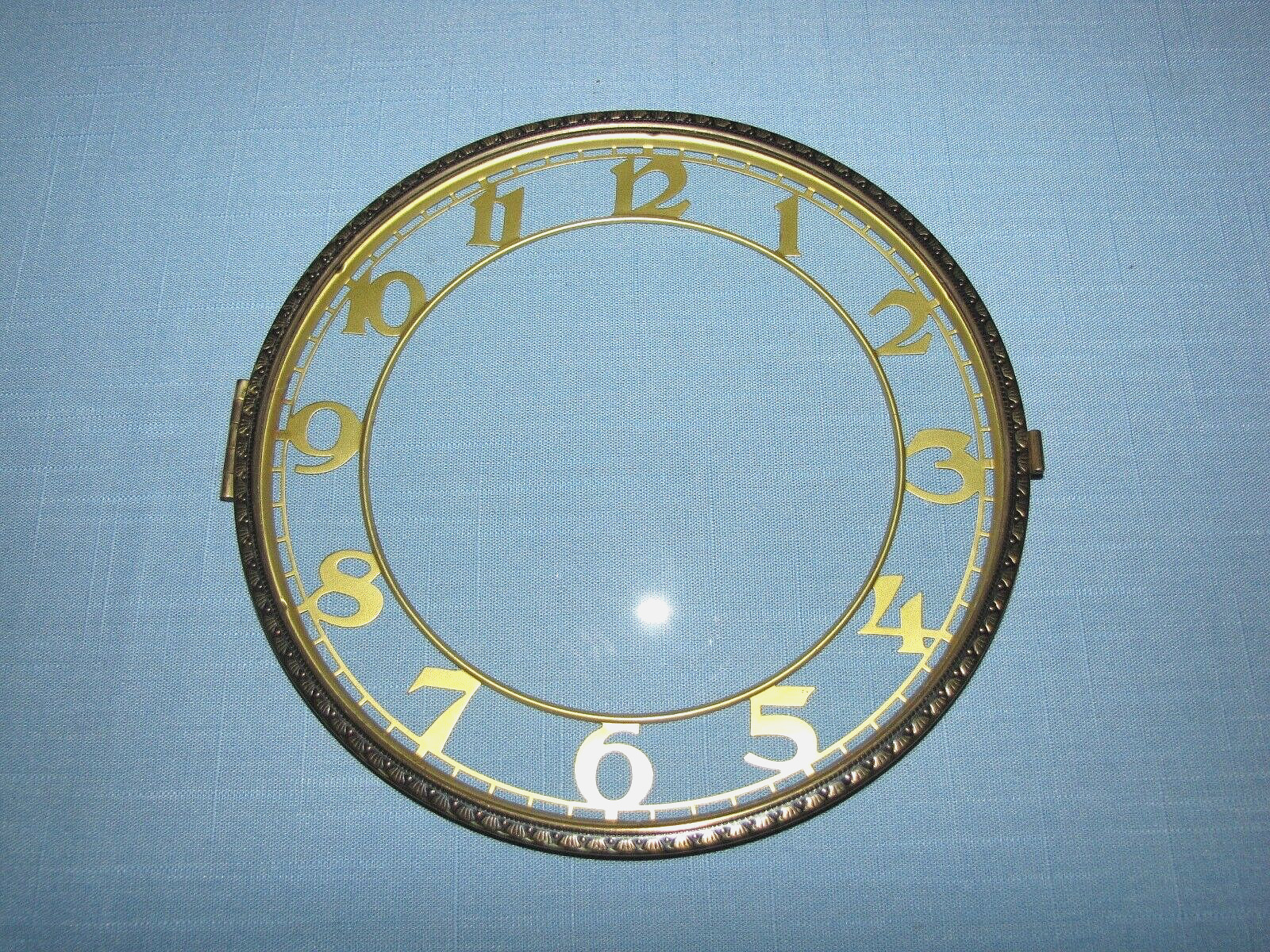 Vintage German Mantle Clock Dial and Bezel