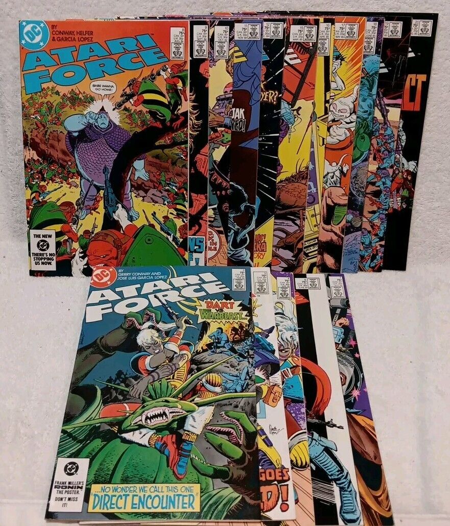 DC Comics Atari Force Lot Bundle Series 16 Book Run 1984