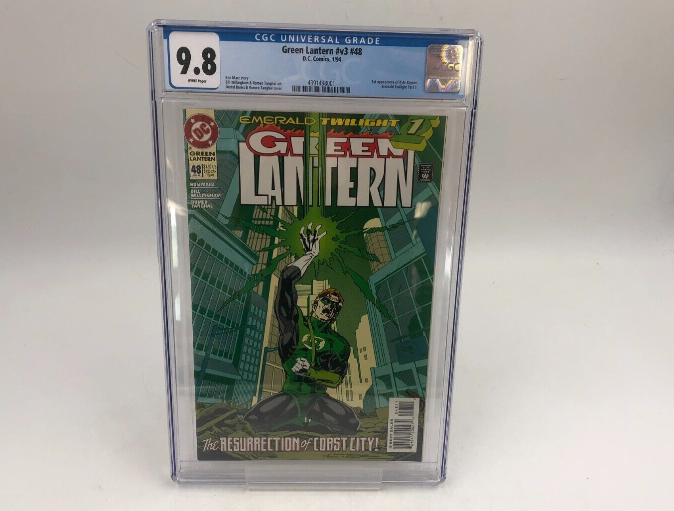Green Lantern #48 CGC 9.8 1st Appearance of Kyle Rayner Twilight DC Comics 1994