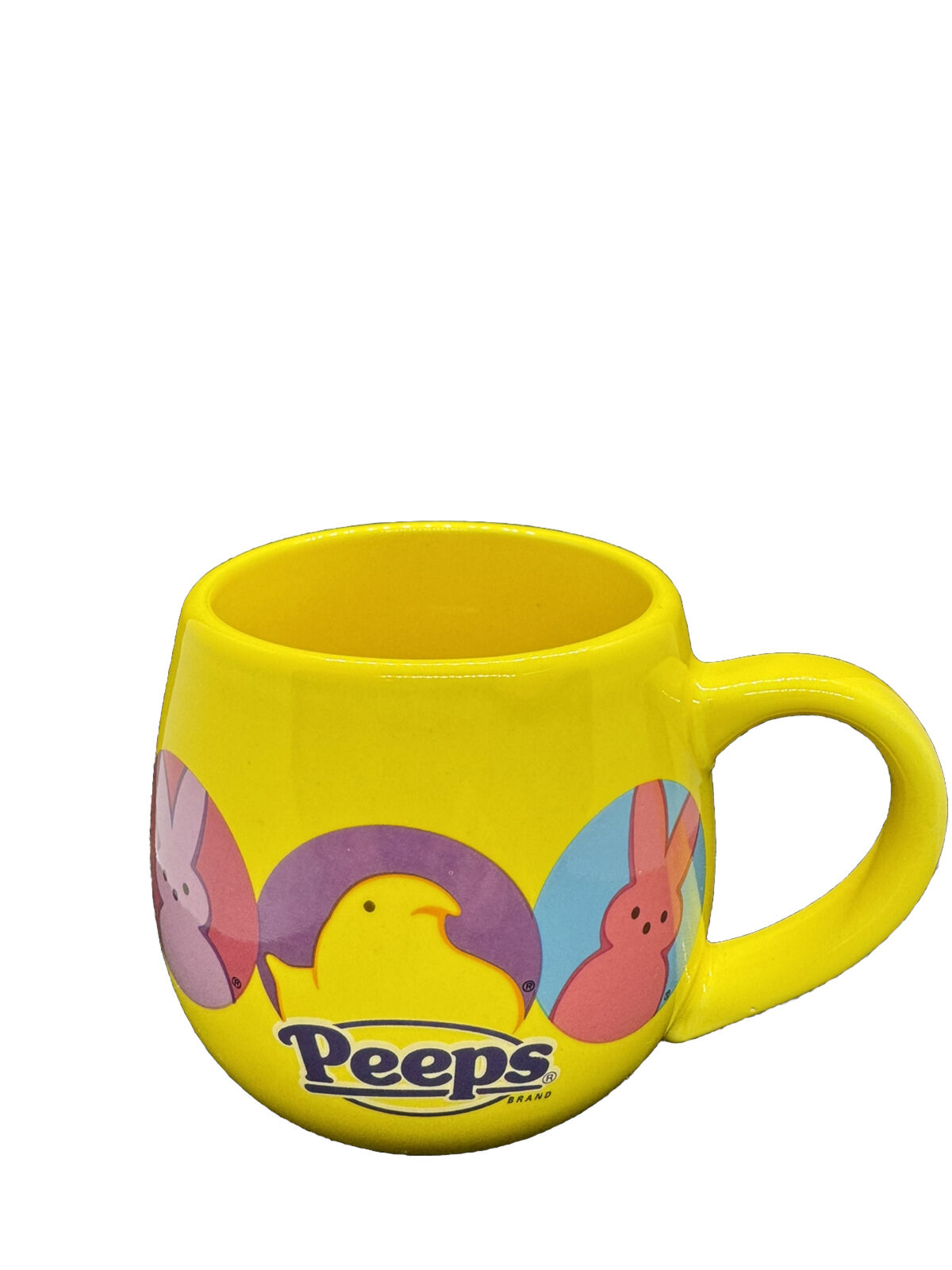 Peeps Brand Easter Mug Yellow Chicken Bunny Rabbit 2021 Just Born, Inc.